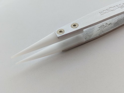 Horotec tweezers with white - horotec,