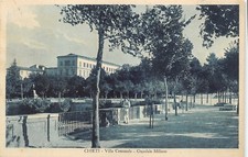 A7294) CHIETI VILLA COMUNALE OSPEDALE MILITARE ANIMATA VIAGGIATA NEL 1930