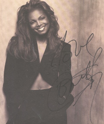 Janet jackson foto firmata - ~,
