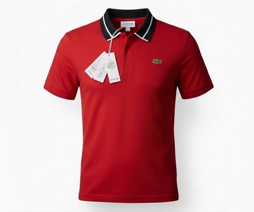 Polo lac ste uomo - uomo, rossa