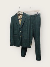 Gucci Set Tuta Jacquard Verde