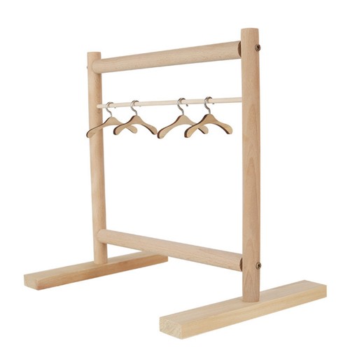 Rack porta abiti legno - porta,