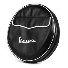 MF4807 Copertura Ruota Scorta 10" Pelle Nera Vespa Special ET3 Primavera PK PX