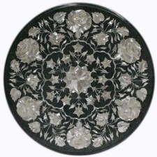 Tavolo Laterale In Marmo Verde