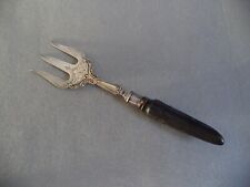 Posata da antipasto in argento inglese 925 e corno 18,5cm servizio cucina tavola