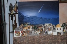 presepe artistico eseguito con