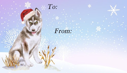 Etichette natalizie siberian - natalizie,