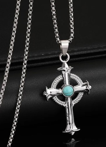 Collana ciondolo croce celtica - collana,