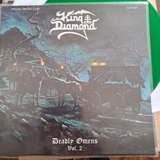 King Diamond Deadly Omens Green  Lp! Mercyful Fate 