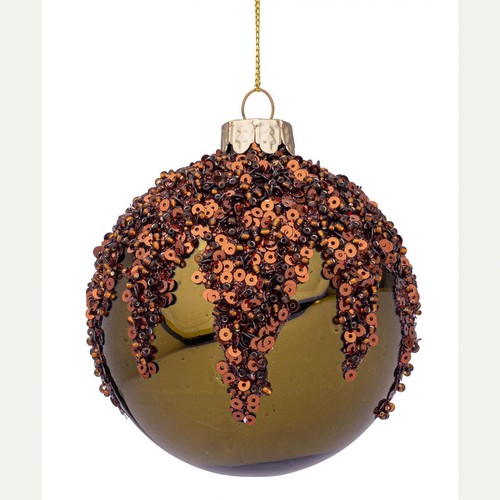 Pallina natale vetro - pallina, in