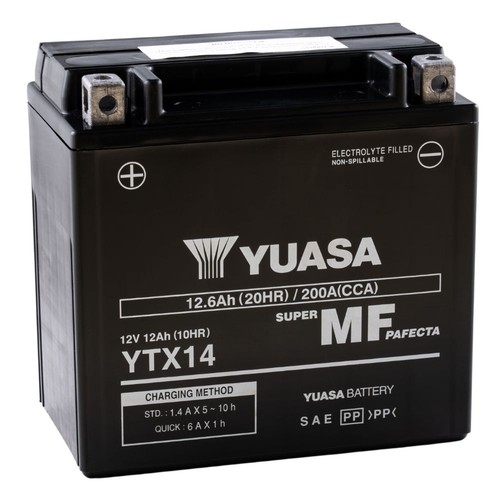 Yuasa ytx14 batteria - yuasa, moto