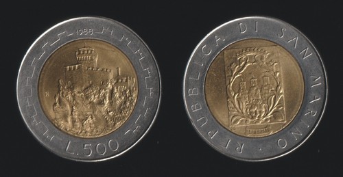 San marino 500 lire - san,
