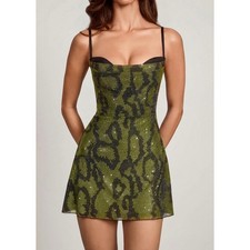 Mini abito Oh Polly verde lime