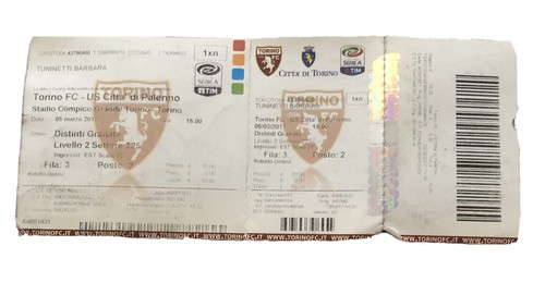 Biglietto stadio campionato