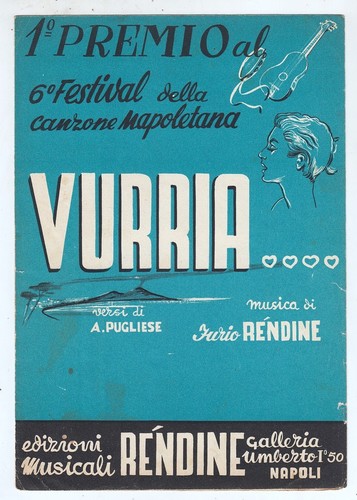 Spartito vurria aurelio - vurria, fierro