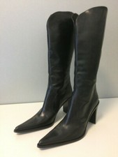 Stivaletti Stivali Donna Vera Pelle 38 Nero Emanuela Passeri Made Italy 160 Euro