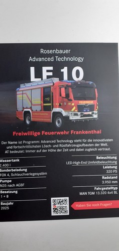 Rosenbauer man tgm - 4x4, lf