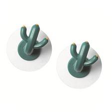 Appendiabiti da Parete Cactus Adesivo Forte Facile Installazione Gancio a Forma di Cactus per Auto