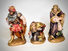 Scultura in legno F.Stuffer Val Gardena Santi 3 Re cm 15 circa