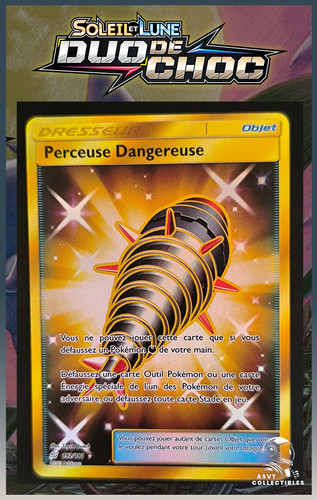 Carta pokémon trapano - carta,