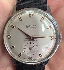 Lanco 385 Cal. 1022 33 MM Orologio Vintage Funzionante