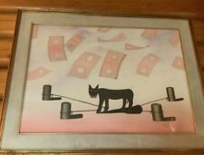 Quadri astratti moderni dipinti mano olio su tela