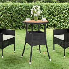 Tavolo da Giardino Nero