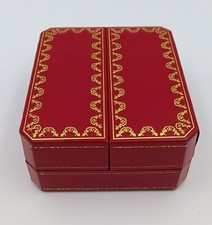 Scatola orologio Cartier per sveglia Red Box watch RARA da collezione vintage 