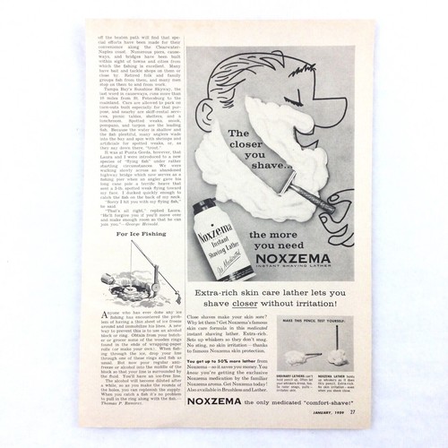 1959 noxzema pubblicità - 1959,