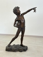 Grande scultura in bronzo del