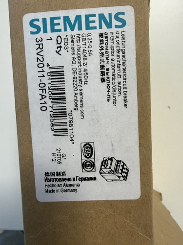 Siemens 3rv20111 1ca15 - siemens, 3rv20111-1ca15