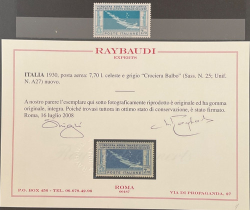 Regno 1930 posta aerea