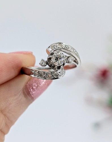 Bague ruban blanc - bague, et