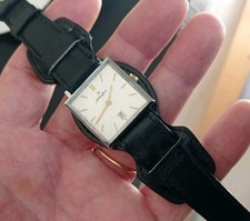 Antico orologio NOBELLUX SWISS FELSA CARRÉ meccanico anse fisse funz 27MM  