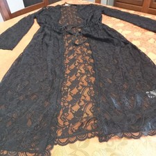 VESTAGLIA  SEX in pizzo nero Nuova "Yamamay " tg S