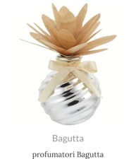 Profumatore ambiente BAGUTTA: vaso in argento con fiore in legno