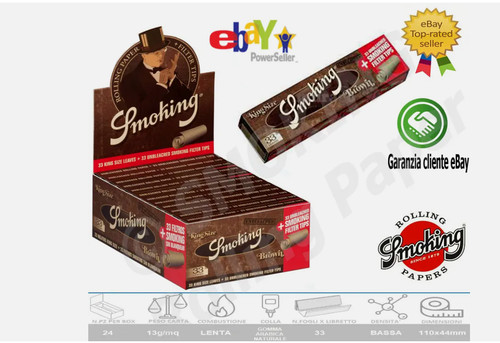 Cartine smoking brown - 3, smoking®