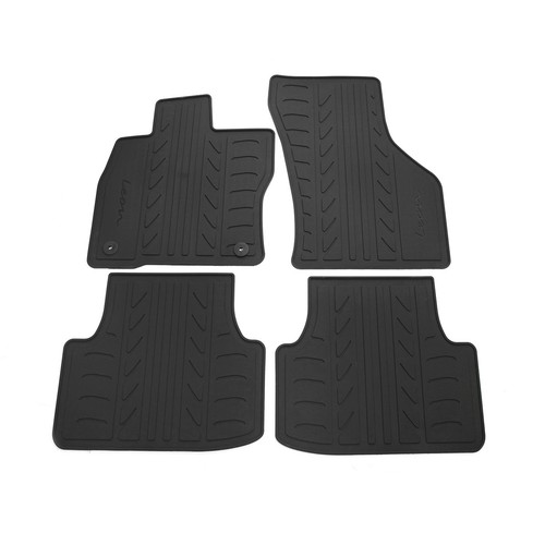 Set tappetini gomma - , nero