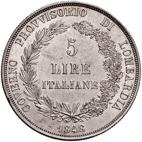 Lire 1848 milano spl - 5,