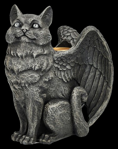 Portacandele angelo gatto - portacandele,