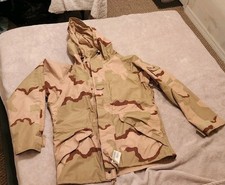 Giacca parka Desert Camo US Military ECWCS uomo medio freddo *come nuova con etichetta