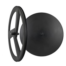 700c Anteriore 3 Raggi Posteriore Disco Carbonio Ruote per Strada Ingranaggio Fisso Pista Bici 