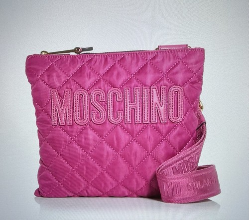 Moschino quilted nylon pink - moschino,