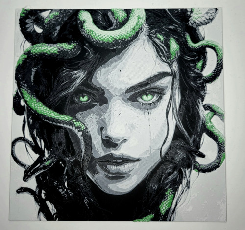 Quadro medusa arte - 3d, –