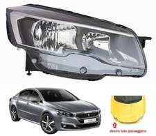 FARO FANALE PROIETTORE DX H7-H7 PEUGEOT 508 DAL 2014 AL 2018 NUOVO