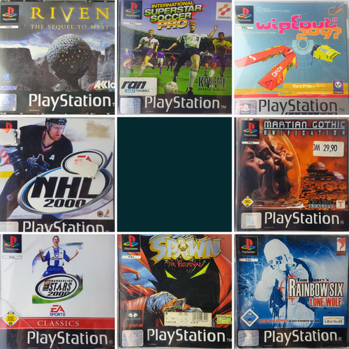 Playstation giochi case - 1,