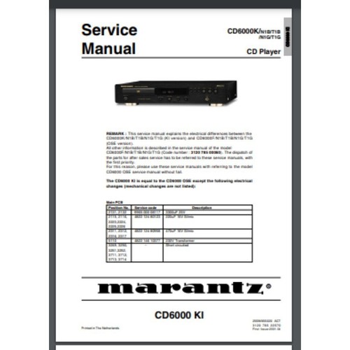 Marantz lettore 6000k - marantz,