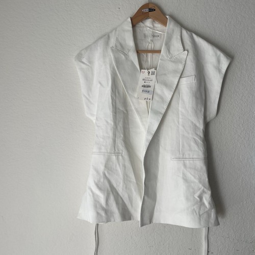 Zara blazer bianco lungo - zara, senza