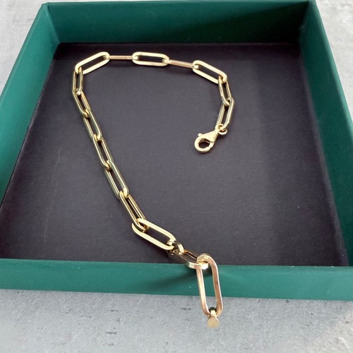 Bracciale fermacarte oro - 18, kt