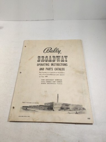 Bally broadway flipper - bally, 55